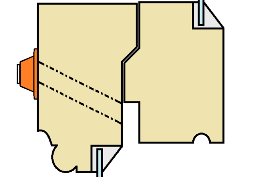 Ventilatiesleuf in het raamhout bij de wissellat
