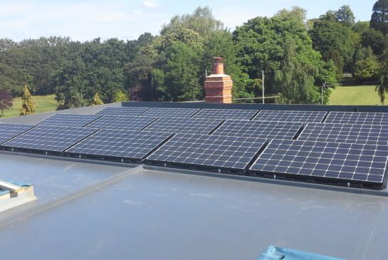 Zonnepanelen met fotovoltaïsche cellen